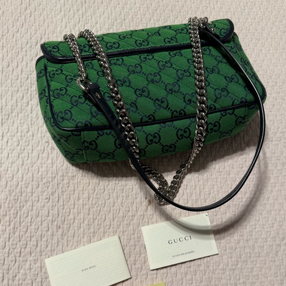 GUARANTEED AUTHENTIC** Gucci Ophidia Belt Bag GG Coated Canvas Medium - Picture 6 of 6